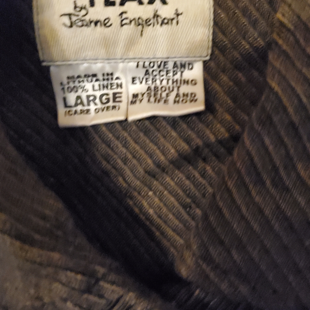 FLAX Jeanne Engelhart  Angle Art Jacket L - Picture 2 of 3